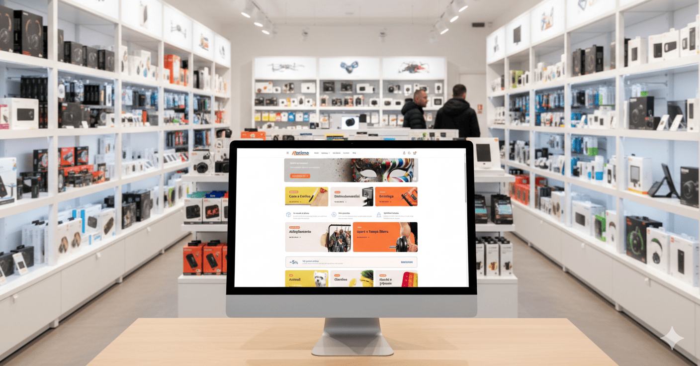 creazione e-commerce napoli per vendere online gadget articoli regalo, integrazione con Danea EasyFatt