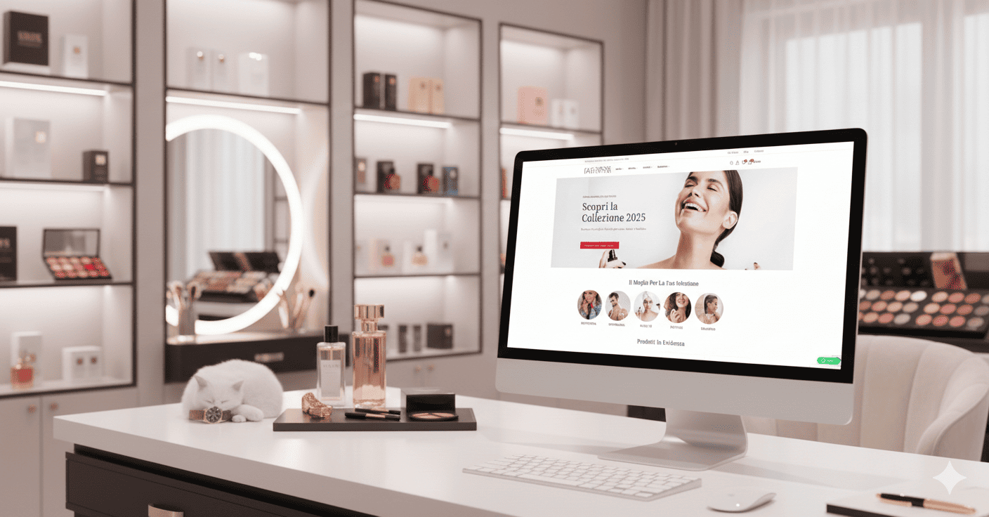 ecommerce esclusivamente b2b per profumi e cosmetici su piattaforma woocommerce